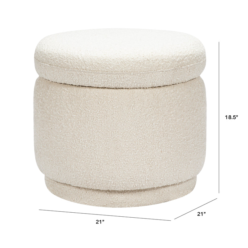 Load image into Gallery viewer, Babyletto Enoki Storage Ottoman in Boucle
