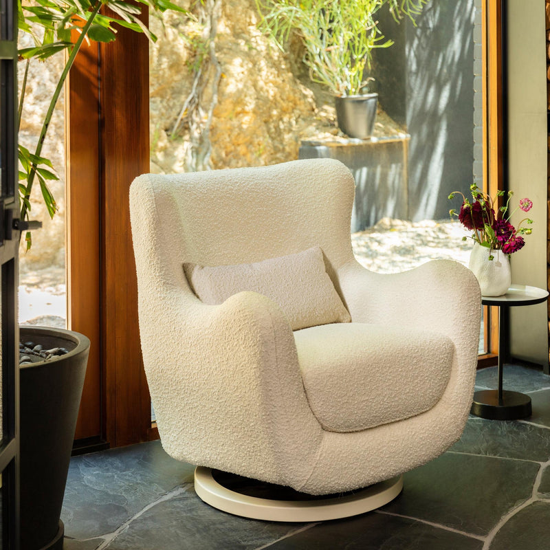 Load image into Gallery viewer, Babyletto Solstice Swivel Glider in Boucle
