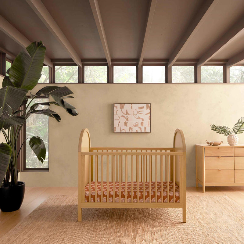 Load image into Gallery viewer, Babyletto Bondi Cane 3-in-1 Convertible Crib with Toddler Bed Conversion Kit
