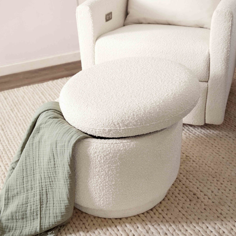 Load image into Gallery viewer, Babyletto Enoki Storage Ottoman in Boucle
