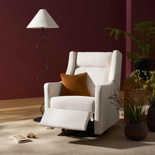 Babyletto Kiwi Plus Power Recliner and Swivel Glider with Power Adjustable Headrest and USB Port