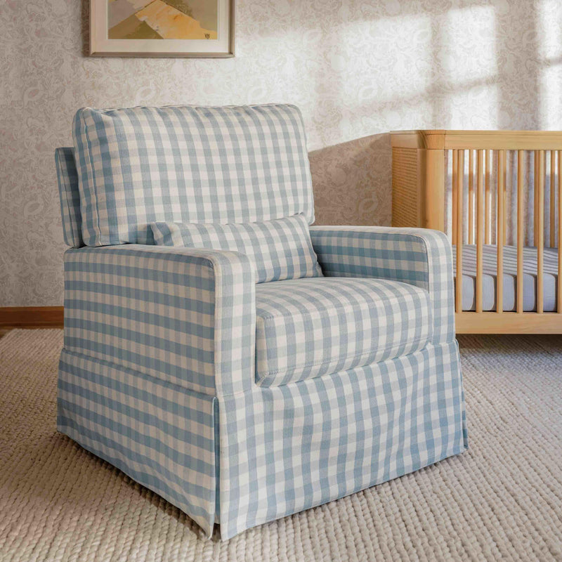 Load image into Gallery viewer, Namesake Crawford Pillowback Comfort Swivel Glider
