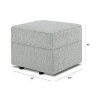 Namesake Willa-Alden Gliding Ottoman