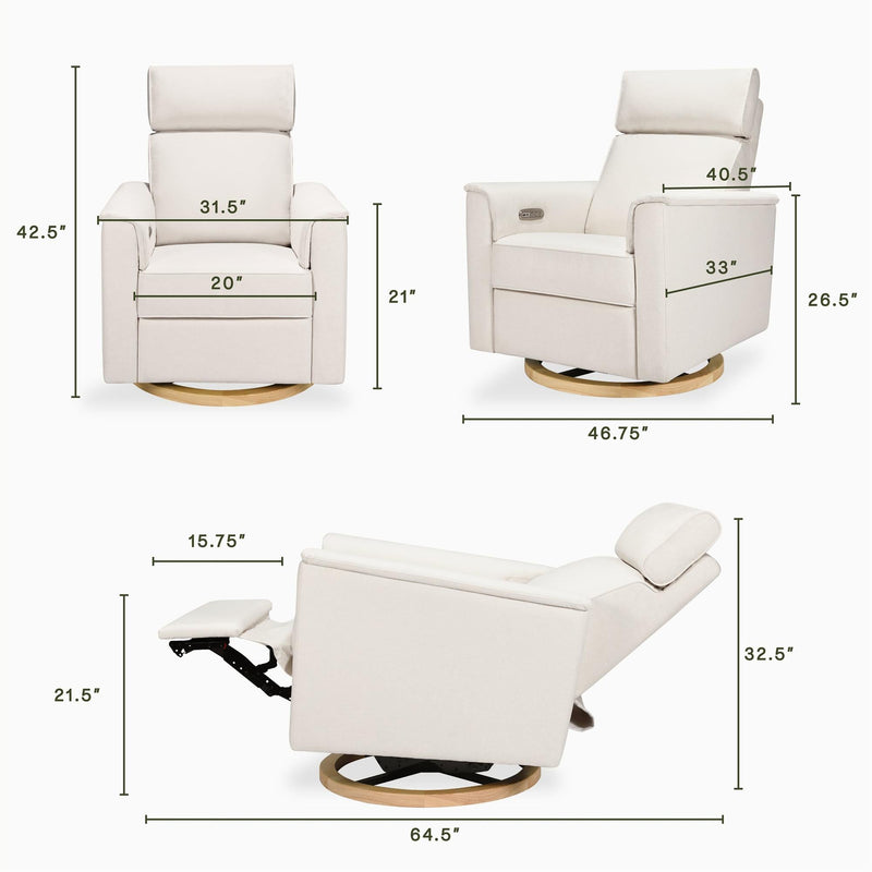 Load image into Gallery viewer, Namesake Willa Plus Power Glider Recliner + Power Headrest
