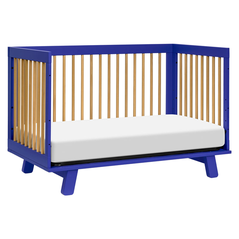 Load image into Gallery viewer, Babyletto Hudson 3-in-1 Convertible Crib with Toddler Bed Conversion Kit
