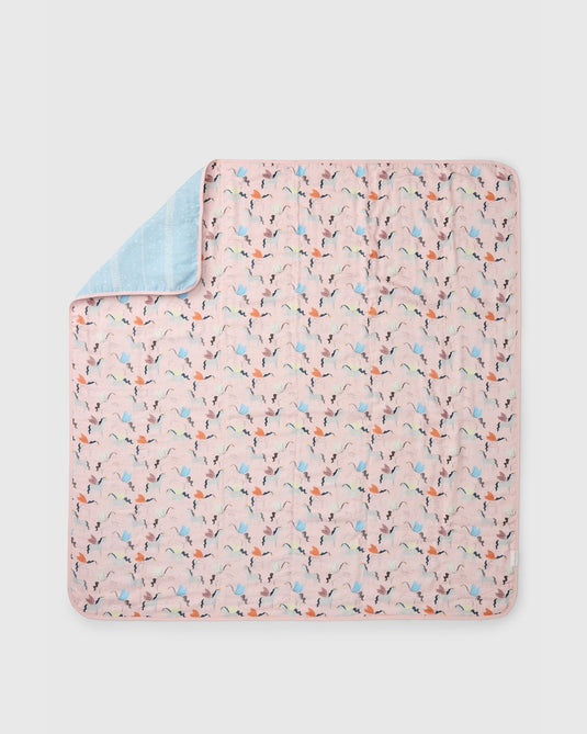 LouLou Lollipop Muslin Quilt - Unicorn Ballet