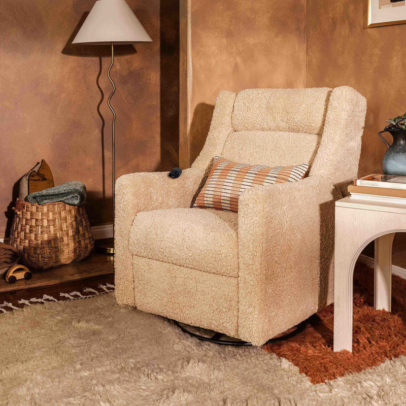 Load image into Gallery viewer, Babyletto Kiwi Deluxe Power Recliner &amp; Swivel Glider with Heat and Massage
