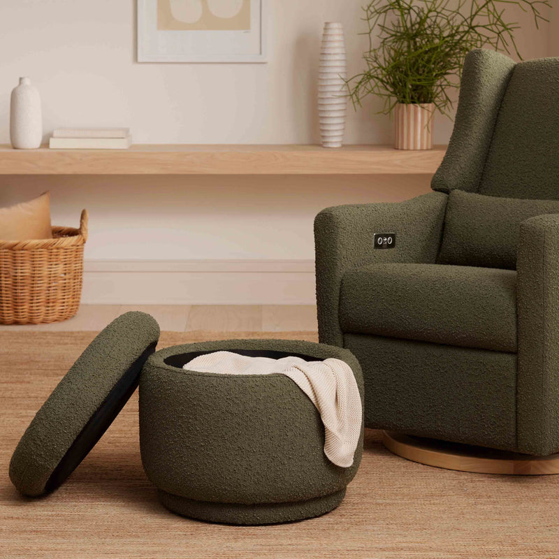Load image into Gallery viewer, Babyletto Enoki Storage Ottoman in Boucle
