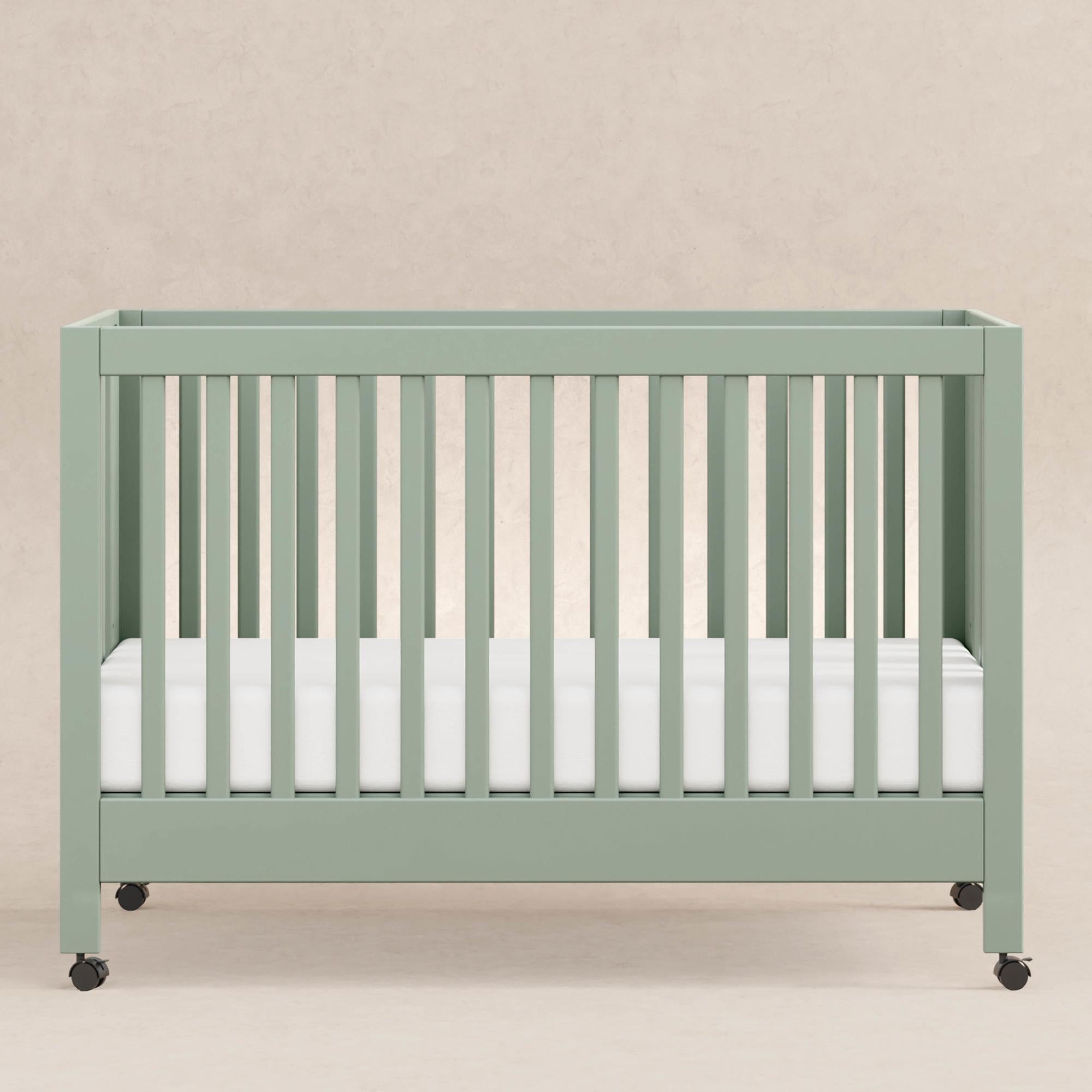 Babyletto Maki Portable Folding Crib with Toddler Bed Conversion Kit
