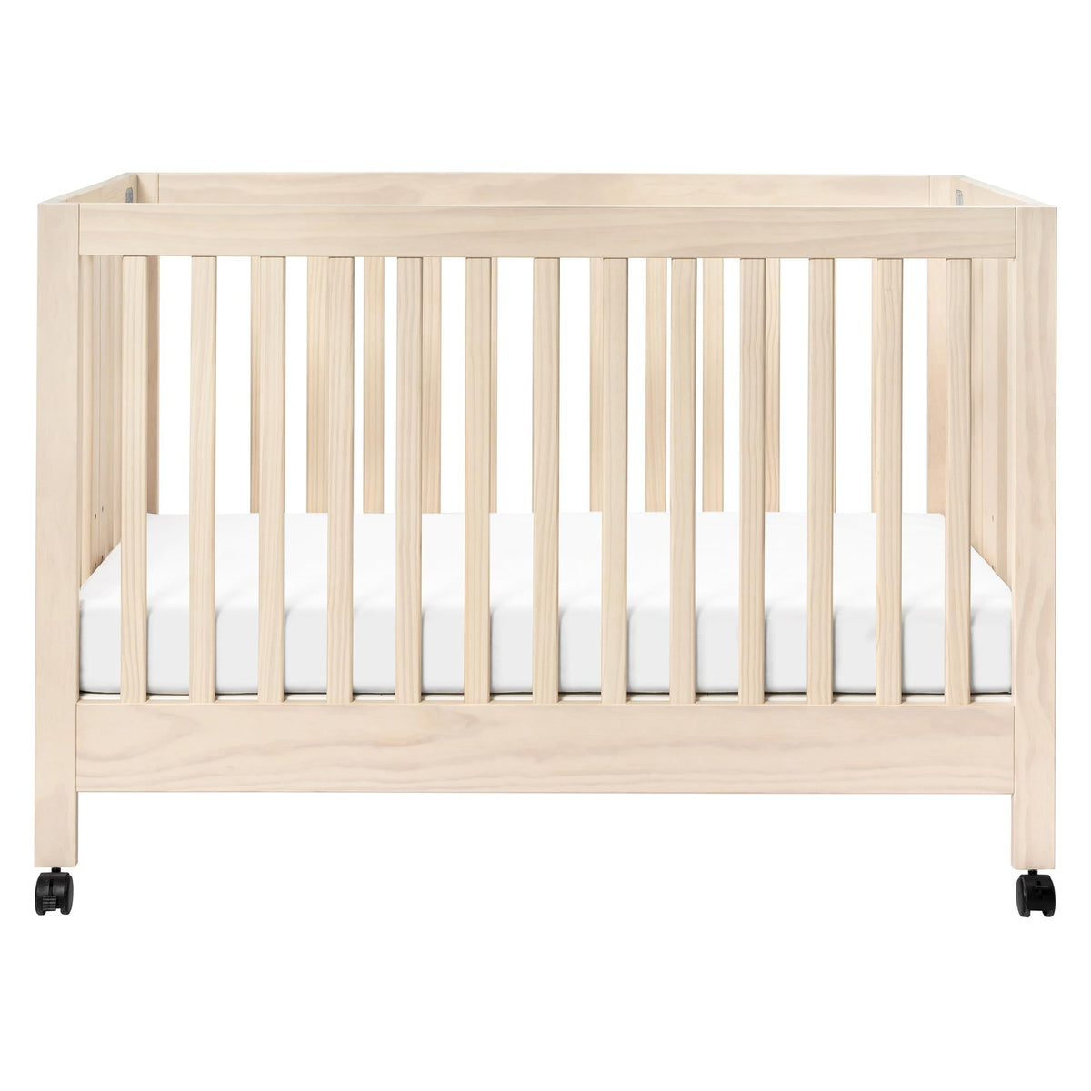Babyletto Maki Portable Folding Crib with Toddler Bed Conversion Kit
