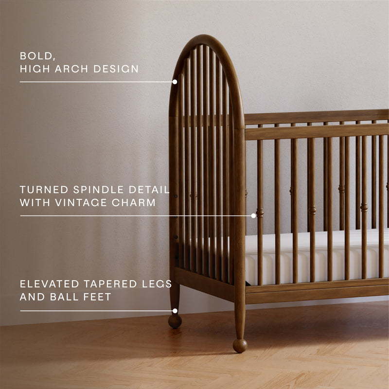 Load image into Gallery viewer, Namesake Alouette 3-in-1 Convertible Spindle Crib
