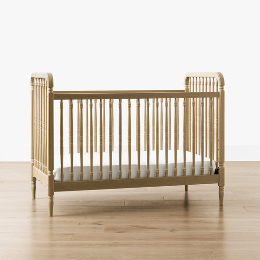 Namesake Liberty 3-in-1 Convertible Spindle Crib with Toddler Bed Conversion Kit