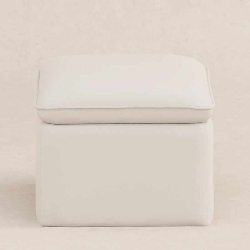 Load image into Gallery viewer, Babyletto Cali Storage Ottoman in Eco-Performance Fabric | Water Repellent &amp; Stain Resistant
