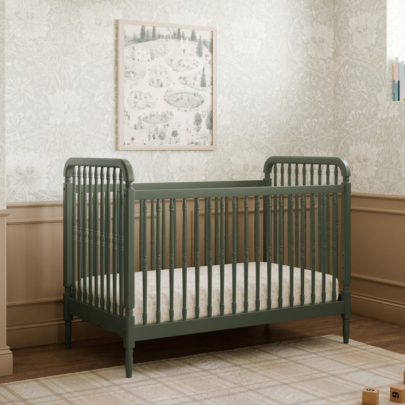 Load image into Gallery viewer, Namesake Liberty 3-in-1 Convertible Spindle Crib with Toddler Bed Conversion Kit
