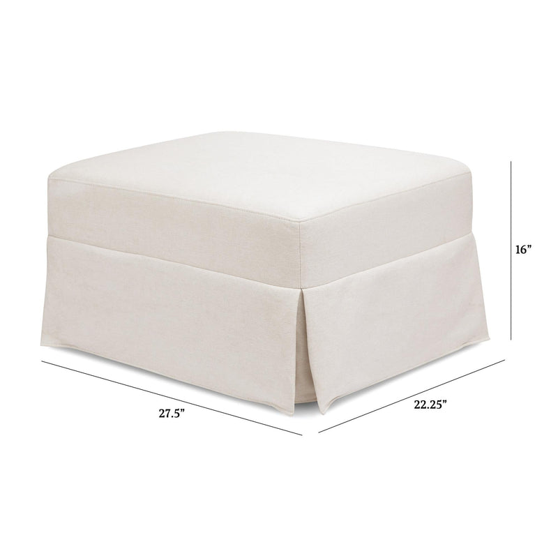 Load image into Gallery viewer, Namesake Crawford Gliding Ottoman
