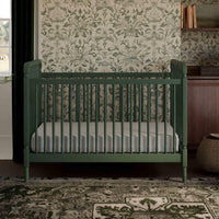 Namesake Liberty 3-in-1 Convertible Spindle Crib with Toddler Bed Conversion Kit