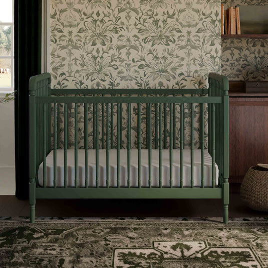 Namesake Liberty 3-in-1 Convertible Spindle Crib with Toddler Bed Conversion Kit