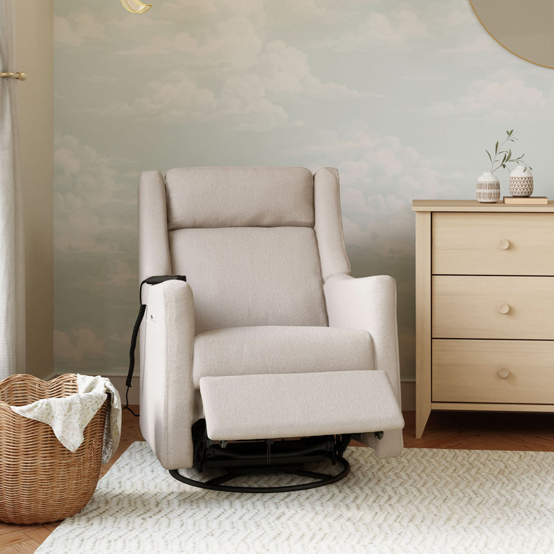 Load image into Gallery viewer, Babyletto Kiwi Deluxe Power Recliner &amp; Swivel Glider with Heat and Massage
