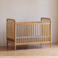 Namesake Liberty 3-in-1 Convertible Spindle Crib with Toddler Bed Conversion Kit