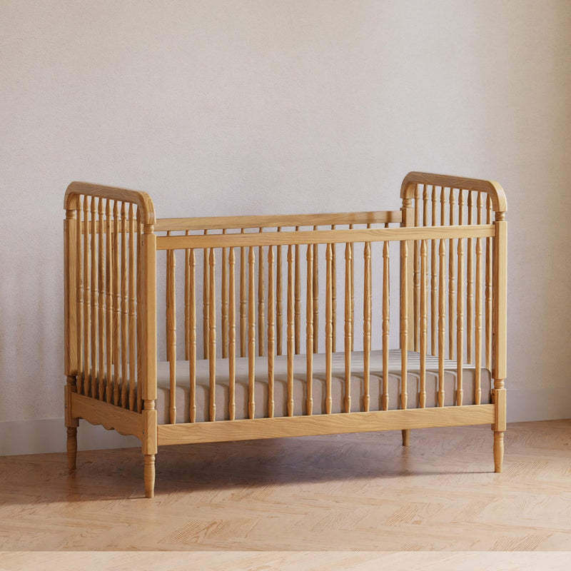 Load image into Gallery viewer, Namesake Liberty 3-in-1 Convertible Spindle Crib with Toddler Bed Conversion Kit
