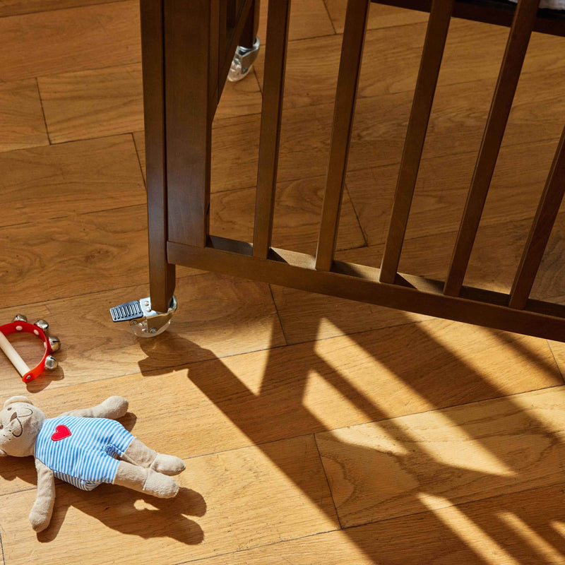 Load image into Gallery viewer, Babyletto Rolli 9-in-1 Convertible All-Stages Crib with Bassinet &amp; Toddler Bed Conversion Kits
