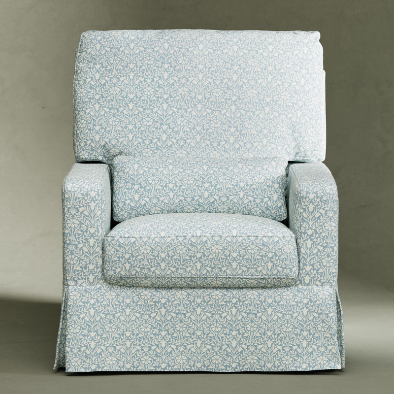 Load image into Gallery viewer, Morris &amp; Co. x Namesake Crawford Pillowback Comfort Swivel Glider
