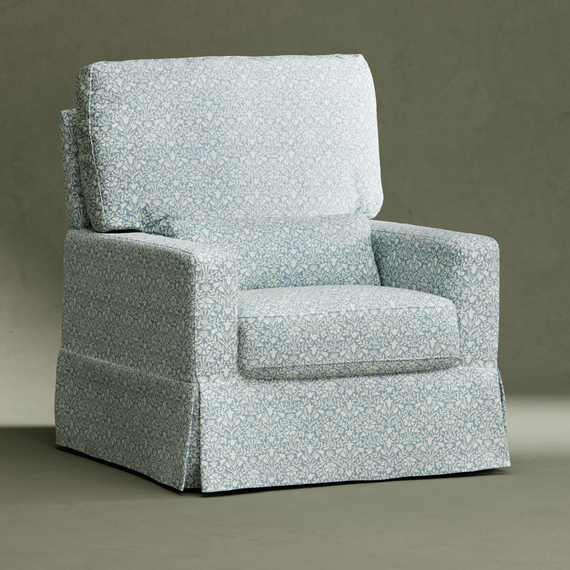 Load image into Gallery viewer, Morris &amp; Co. x Namesake Crawford Pillowback Comfort Swivel Glider
