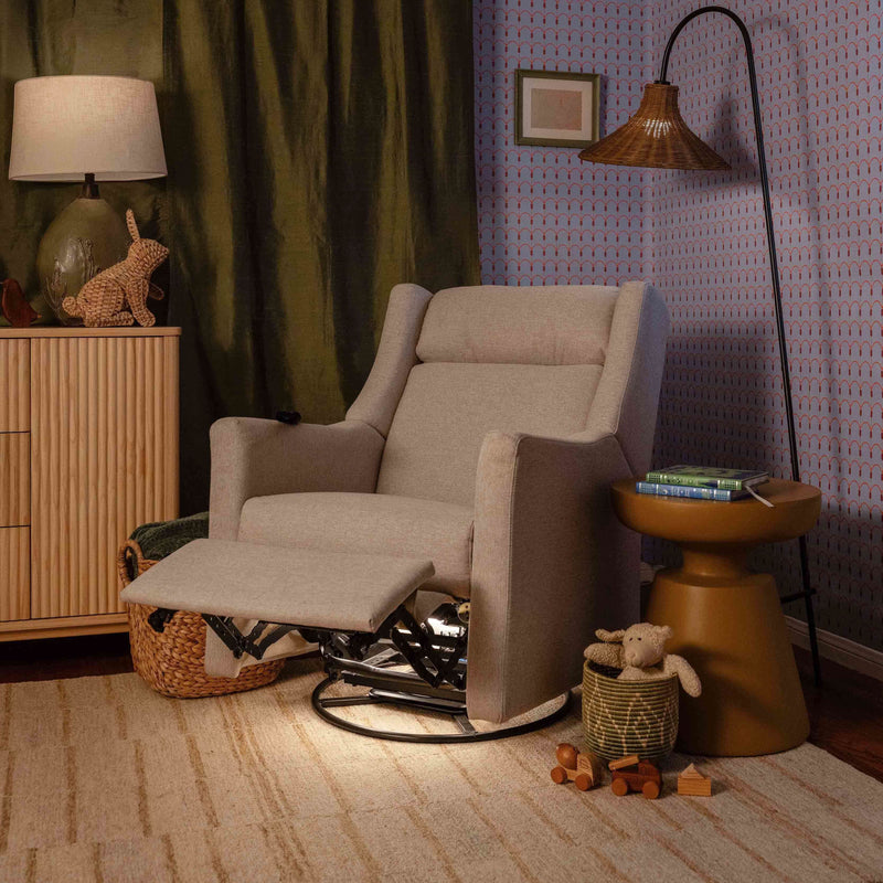 Load image into Gallery viewer, Babyletto Kiwi Deluxe Power Recliner &amp; Swivel Glider with Heat and Massage
