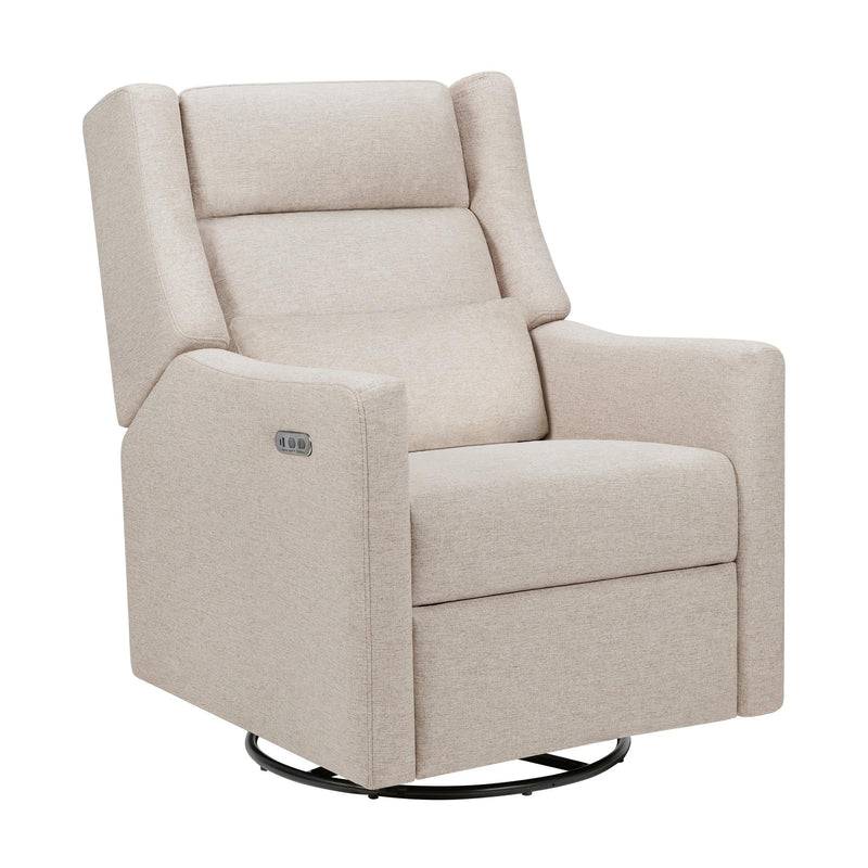 Load image into Gallery viewer, Babyletto Kiwi Plus Power Recliner and Swivel Glider with Power Adjustable Headrest and USB Port
