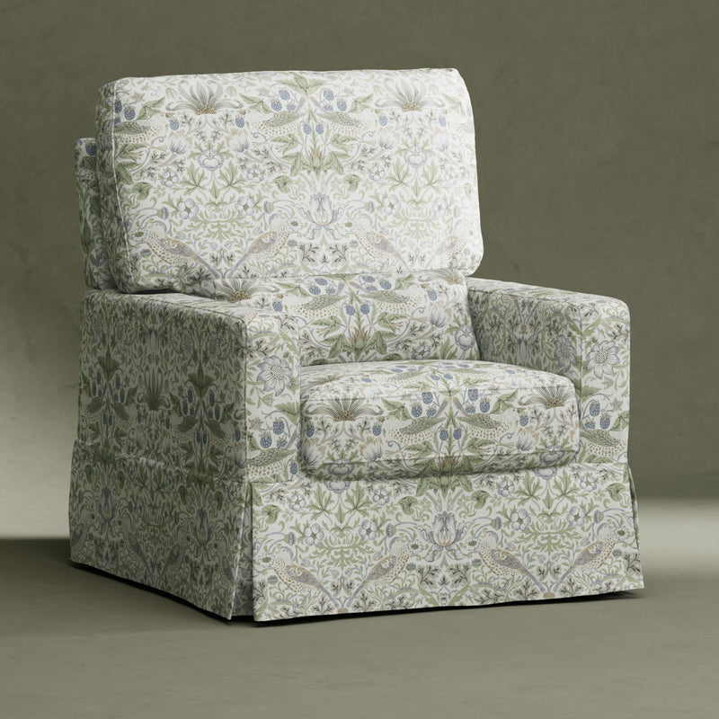 Load image into Gallery viewer, Morris &amp; Co. x Namesake Crawford Pillowback Comfort Swivel Glider
