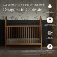 Namesake Alouette 3-in-1 Convertible Spindle Crib