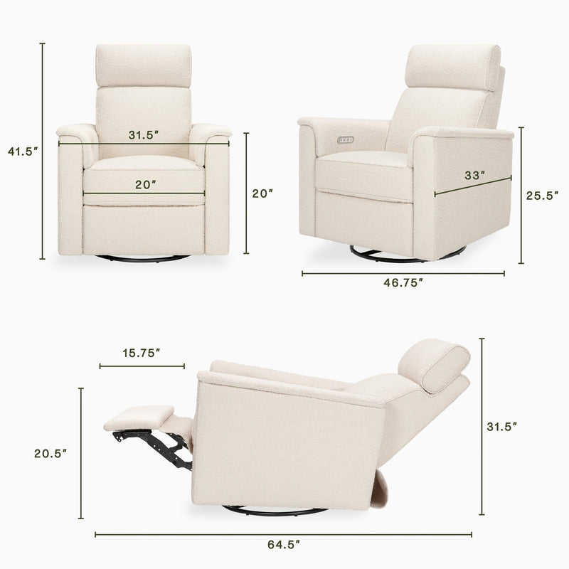 Load image into Gallery viewer, Namesake Willa Plus Power Glider Recliner + Power Headrest
