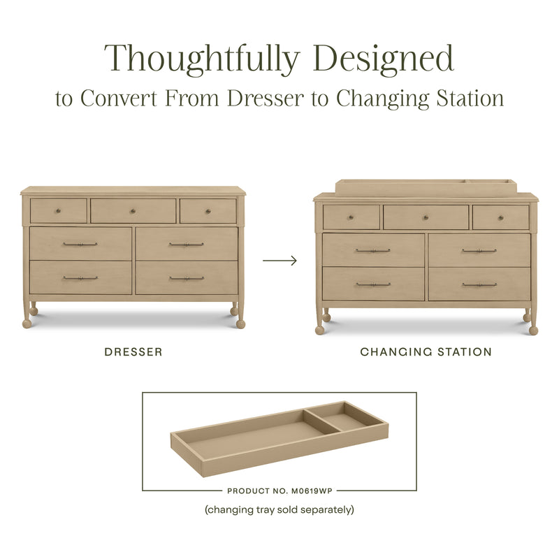 Load image into Gallery viewer, Namesake Alouette 7-Drawer Wide Dresser (56”)
