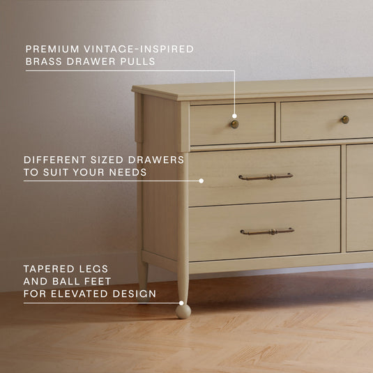 Namesake Alouette 7-Drawer Wide Dresser (56”)
