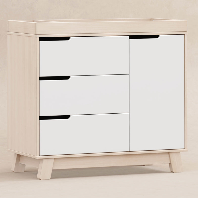 Load image into Gallery viewer, Babyletto Hudson 3-Drawer Changer Dresser with Removable Changing Tray
