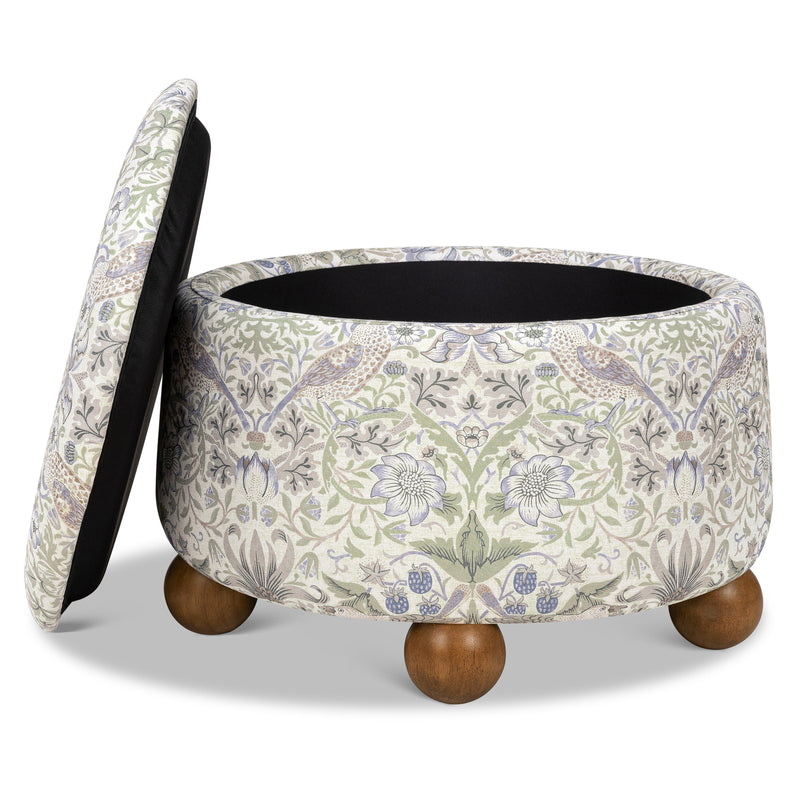 Load image into Gallery viewer, Morris &amp; Co. x Namesake Tuffet Storage Ottoman
