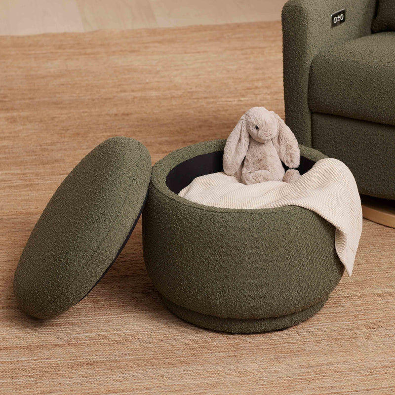 Load image into Gallery viewer, Babyletto Enoki Storage Ottoman in Boucle
