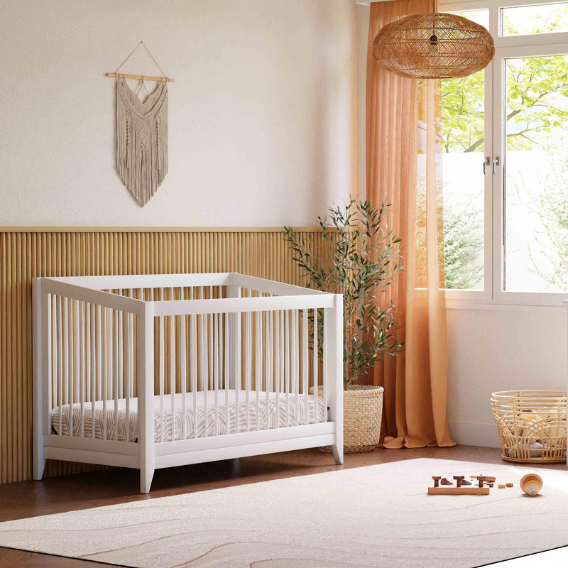 Load image into Gallery viewer, Babyletto Sprout 4-in-1 Convertible Crib with Toddler Bed Conversion Kit
