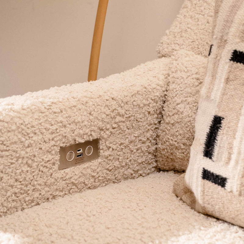 Load image into Gallery viewer, Babyletto Kiwi Electronic Recliner and Swivel Glider with USB port

