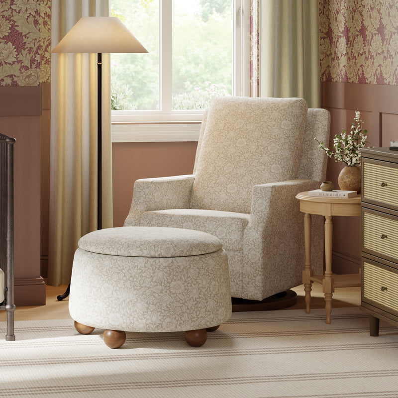 Load image into Gallery viewer, Morris &amp; Co. x Namesake Tuffet Storage Ottoman
