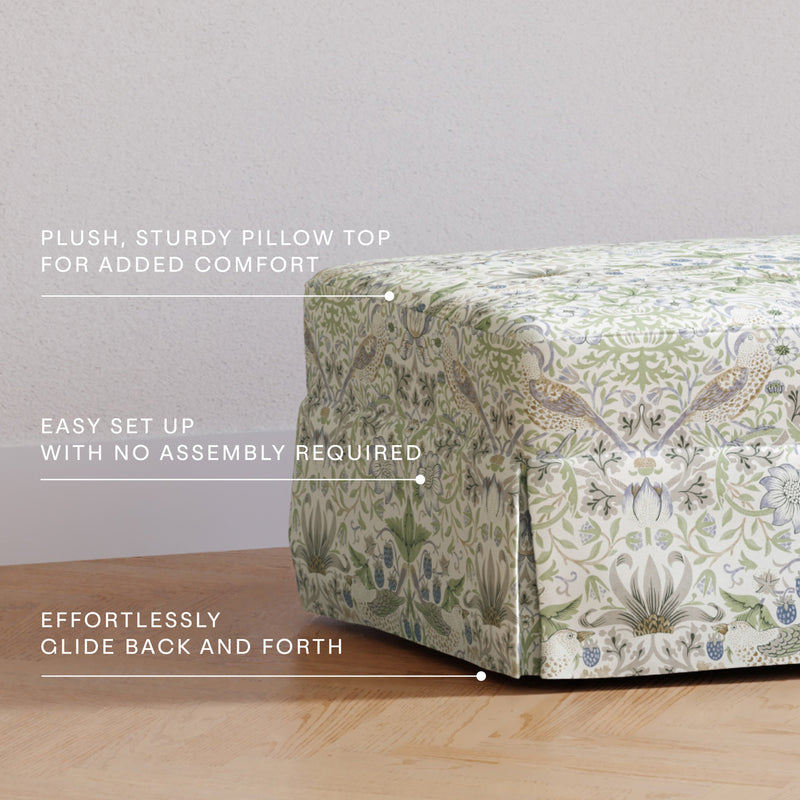Load image into Gallery viewer, Morris &amp; Co. x Namesake Crawford Gliding Ottoman
