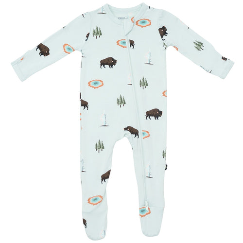 Kyte Baby Zip Footie Yellowstone