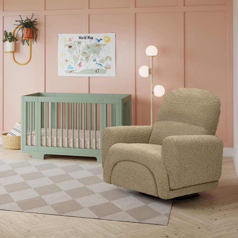 Load image into Gallery viewer, Babyletto Rainbow Recliner and Swivel Glider in Teddy Loop
