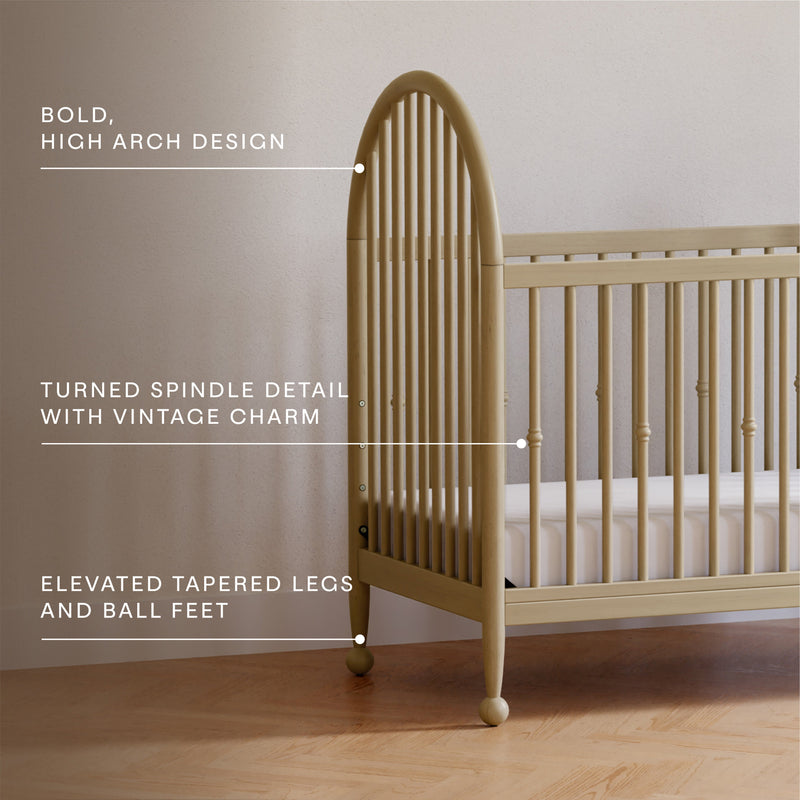 Load image into Gallery viewer, Namesake Alouette 3-in-1 Convertible Spindle Crib
