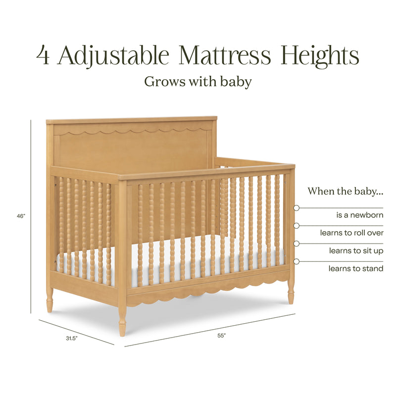 Load image into Gallery viewer, Namesake Ambrosia 4-in-1 Convertible Crib
