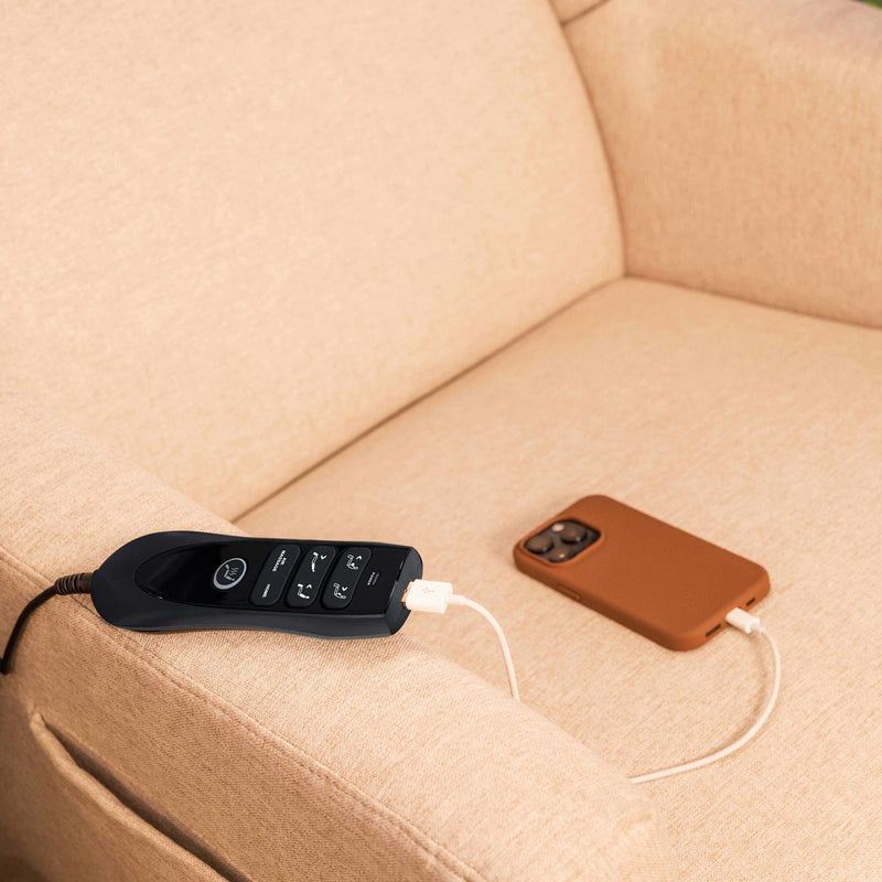 Load image into Gallery viewer, Babyletto Kiwi Deluxe Power Recliner &amp; Swivel Glider with Heat and Massage
