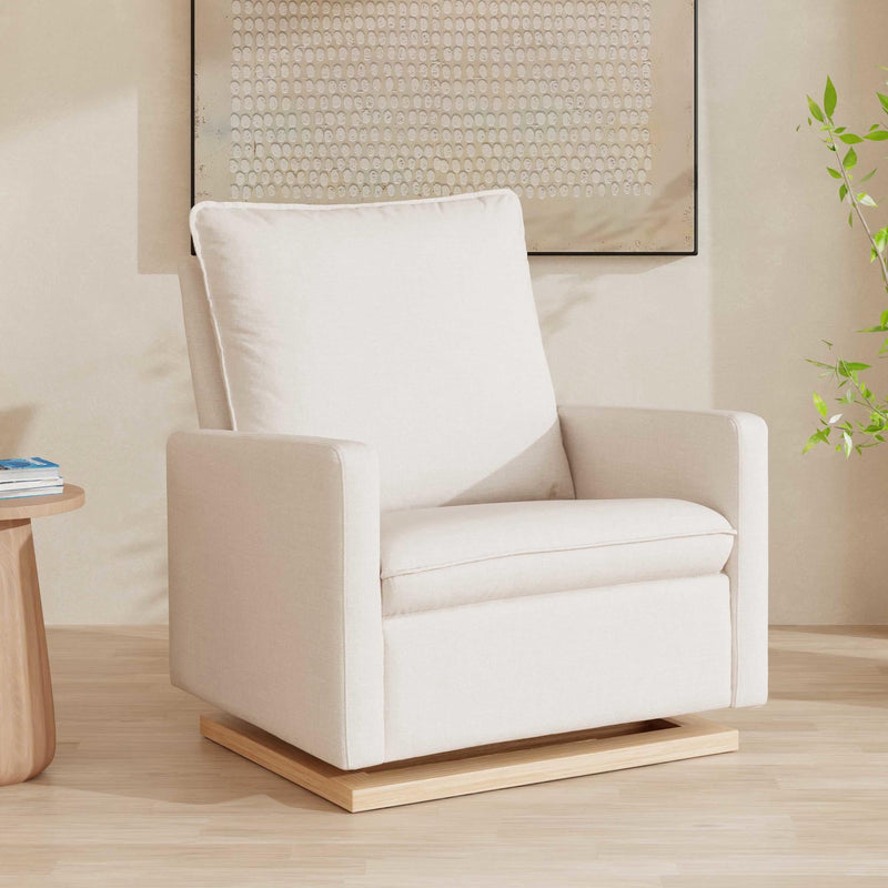 Load image into Gallery viewer, Babyletto Cali Pillowback Chair and a Half Glider in Eco-Performance Fabric | Water Repellent &amp; Stain Resistant
