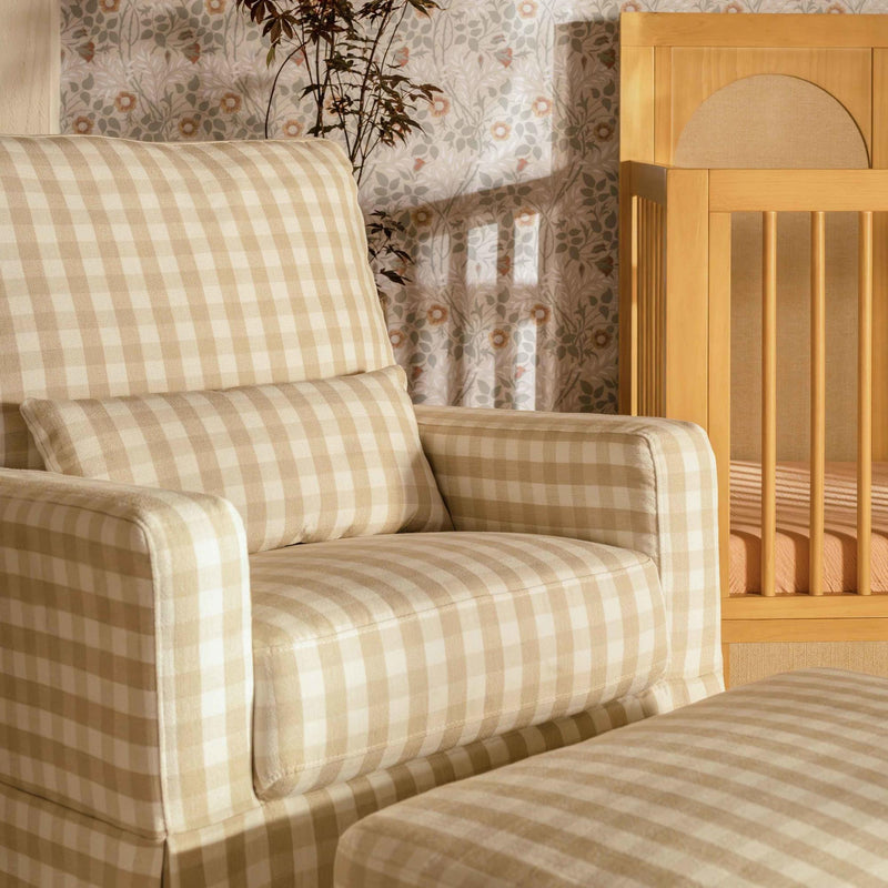 Load image into Gallery viewer, Namesake Crawford Pillowback Comfort Swivel Glider
