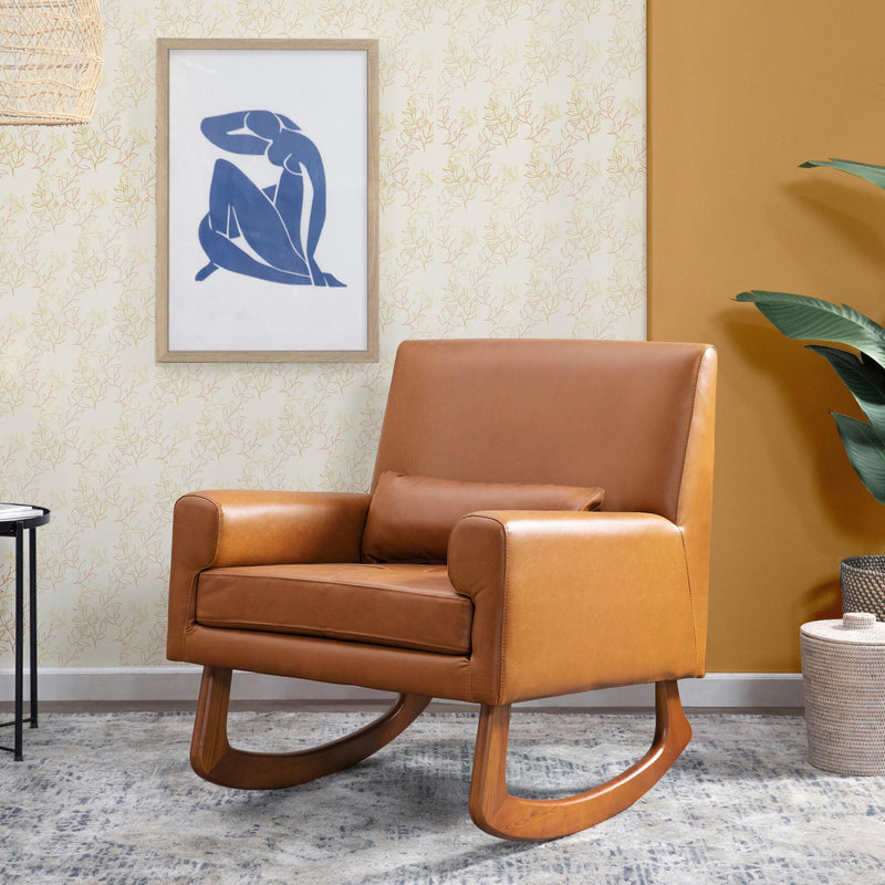 Load image into Gallery viewer, Babyletto Sleepytime Rocker in Vegan Leather
