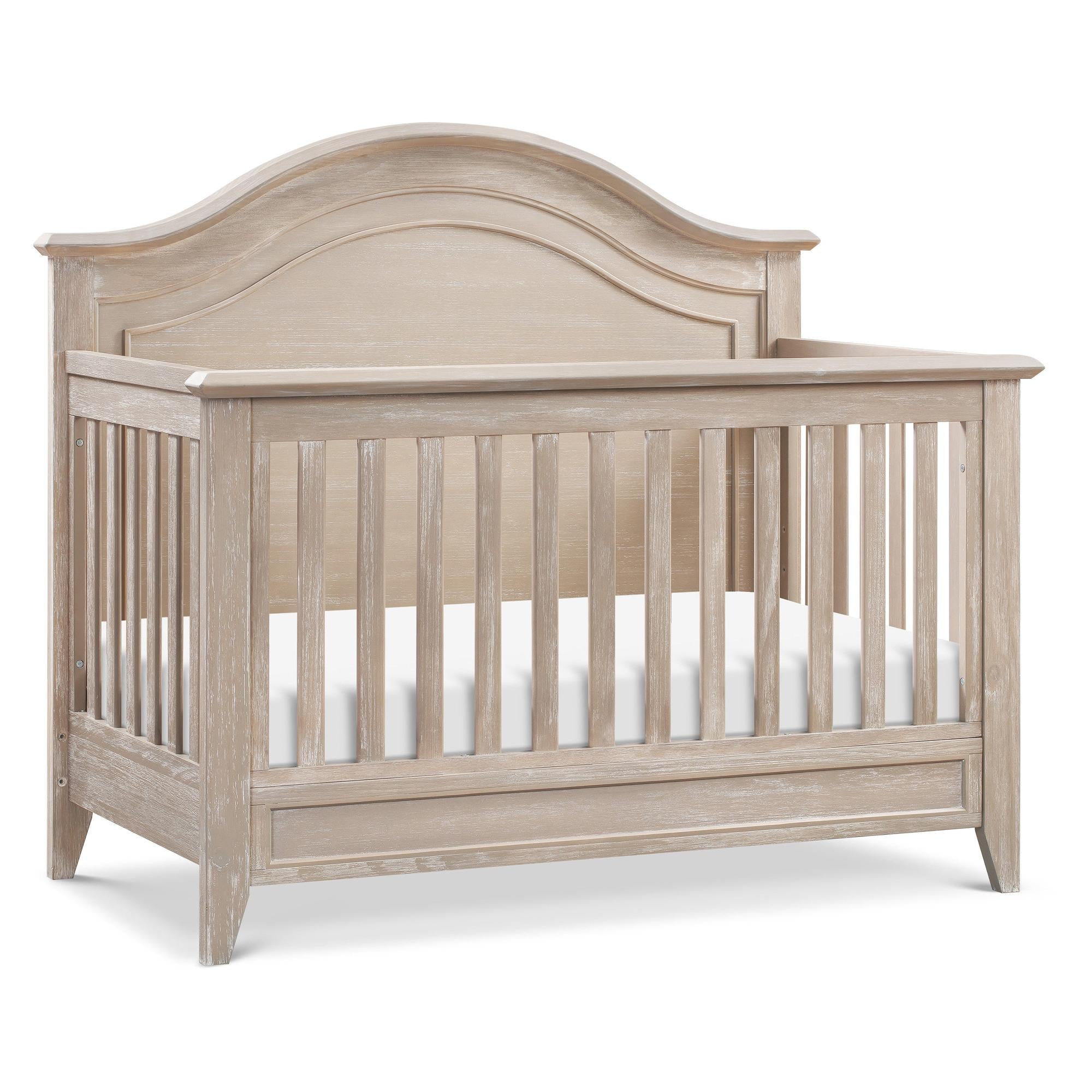 Monogram by Namesake Barrow Rustic 4-in-1 Convertible Curve Top Crib